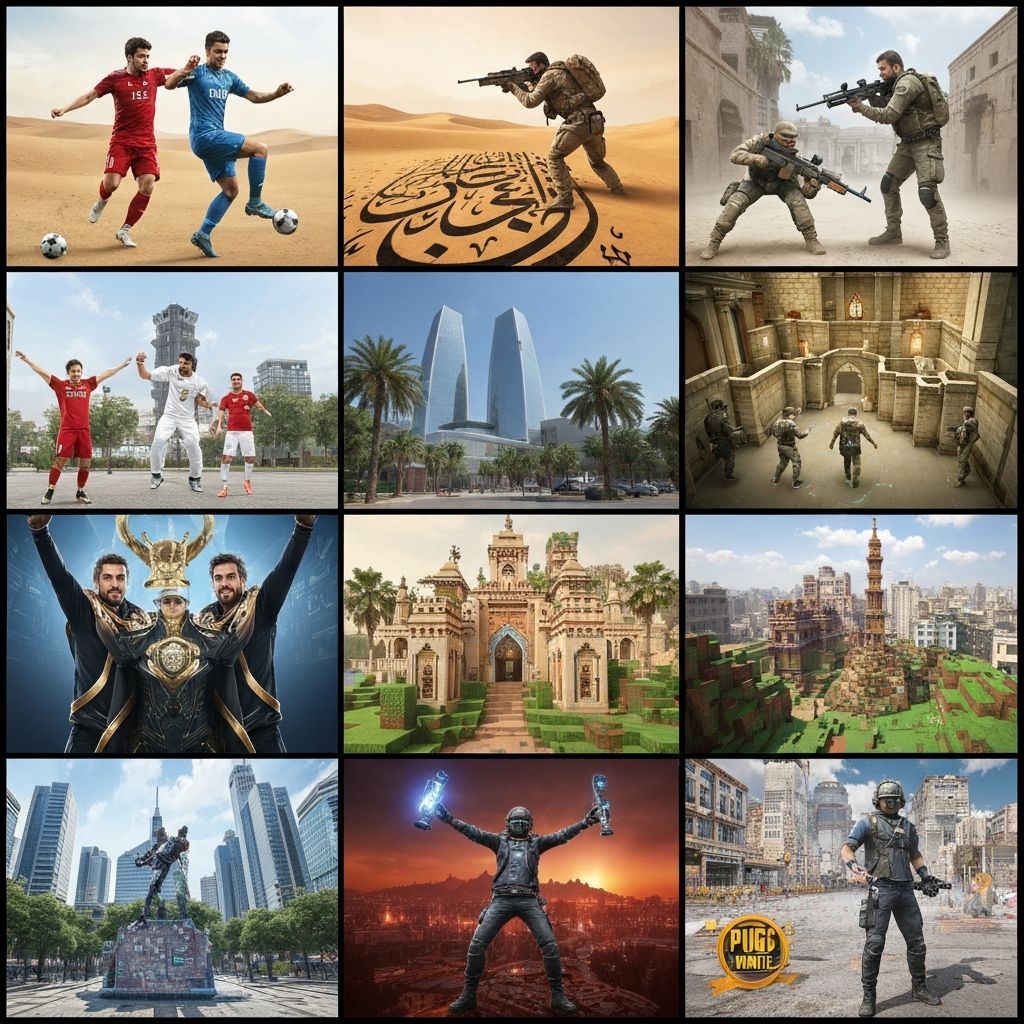 أشهر ألعاب الفيديو في الشرق الأوسط